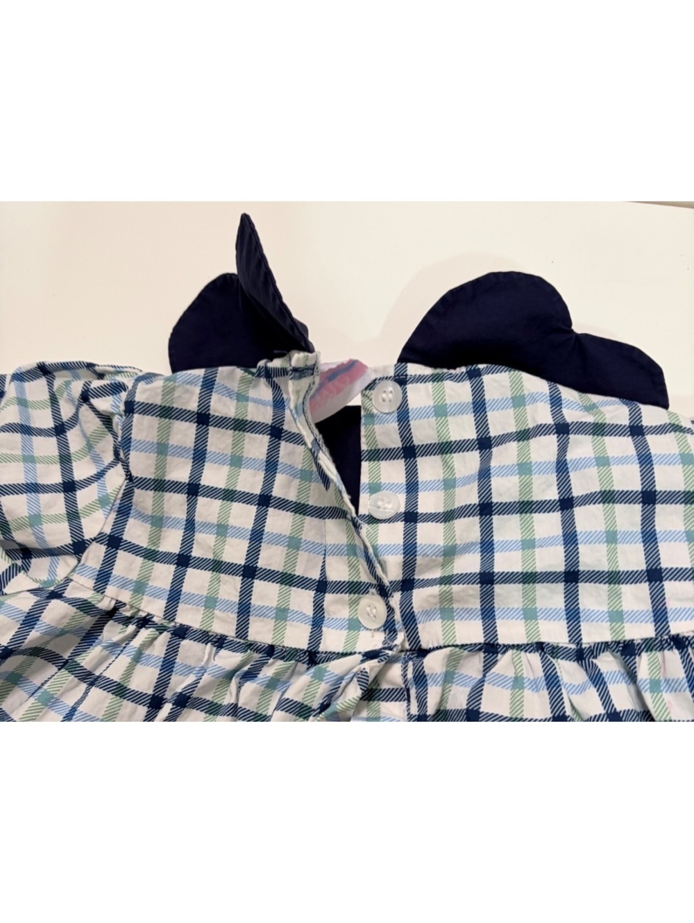 Stitchy Fish Plaid Dress - Picture 3 of 5